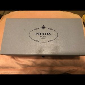 original Prada flats gold rose color
